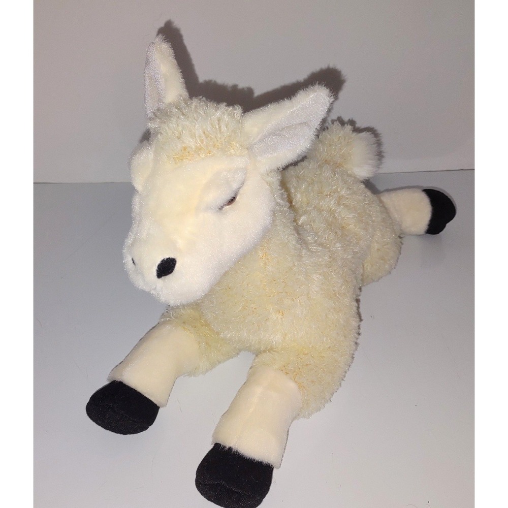 12" 2019 AURORA WORLD Plush LLAMA #3155 BLACK FEET 3